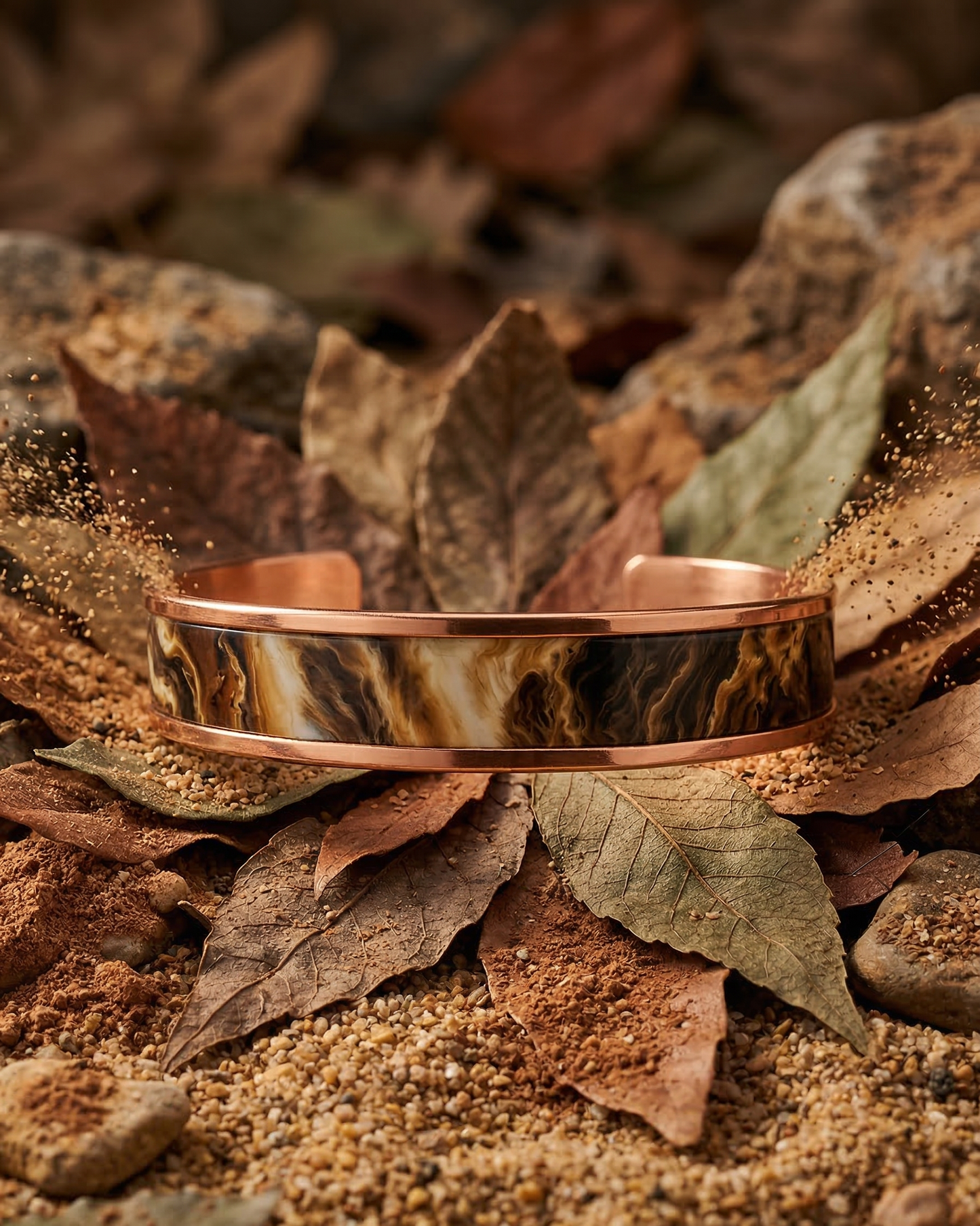 Bakır Bileklik - Kongur Damlası