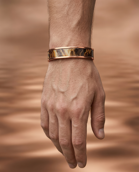 Bakır Bileklik - Kongur Damlası