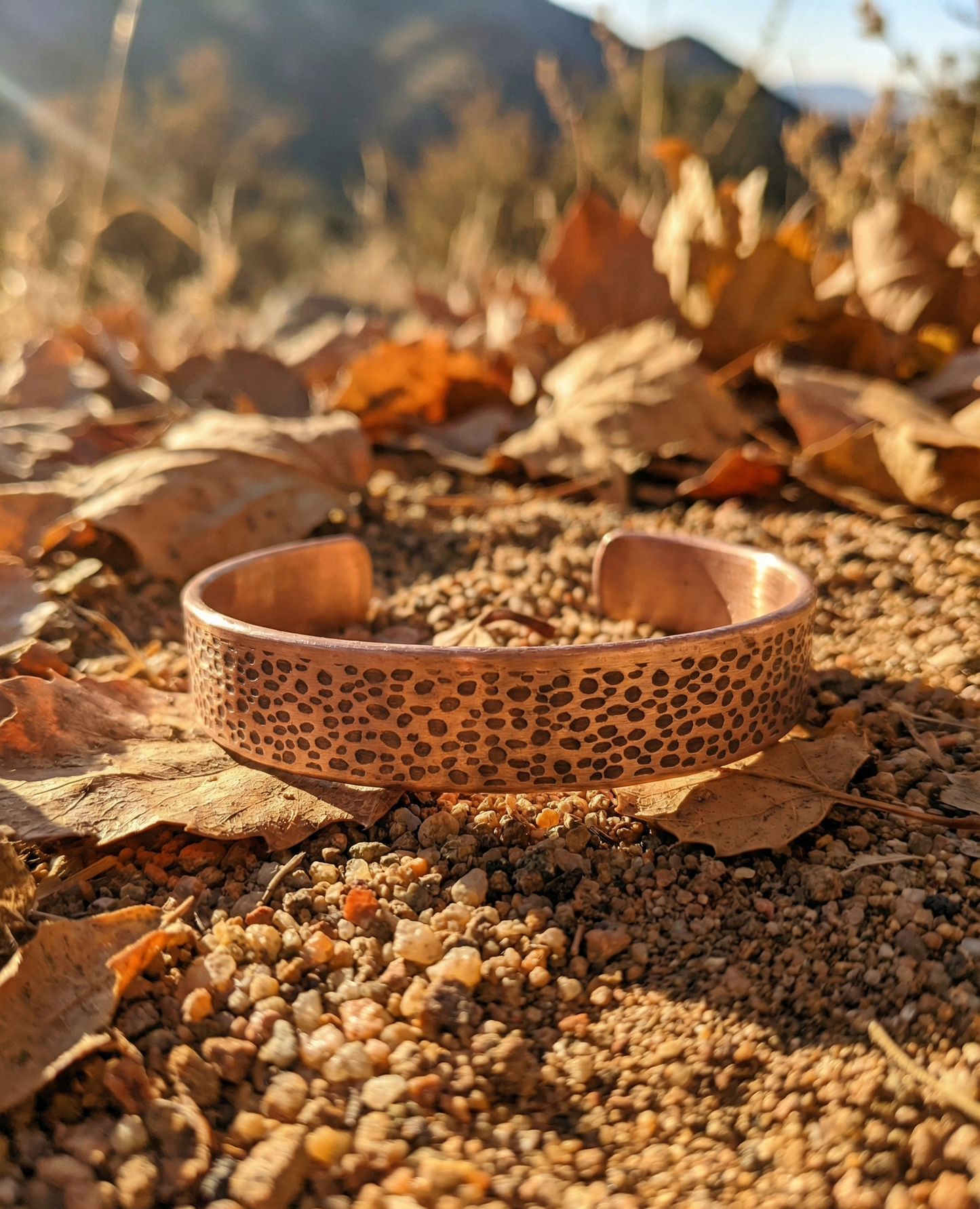 Bakır Bileklik - Küçük Benekli