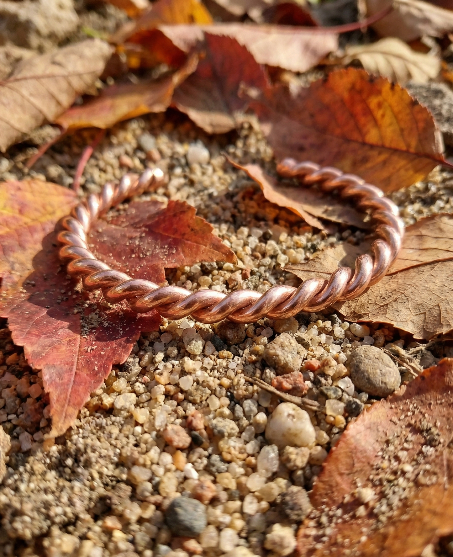 Bakır Bileklik - Sarmal