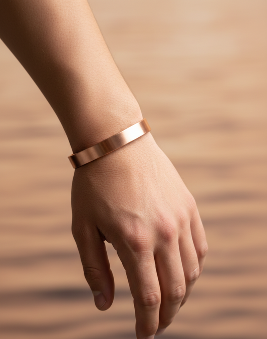 Bakır Bileklik - Yalın