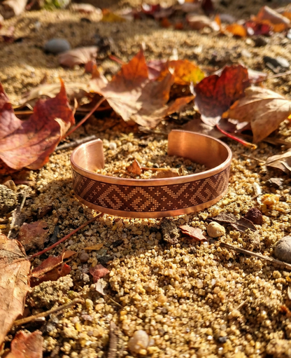 Bakır Bileklik - Anadolu Desen