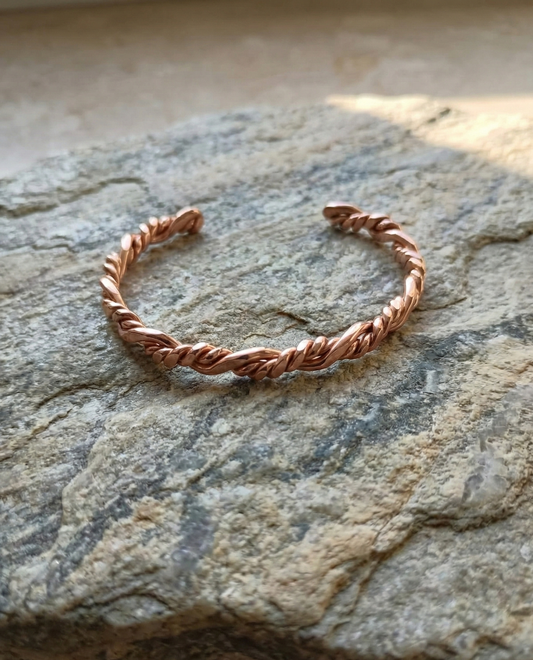 Bakır Bileklik - Burgu