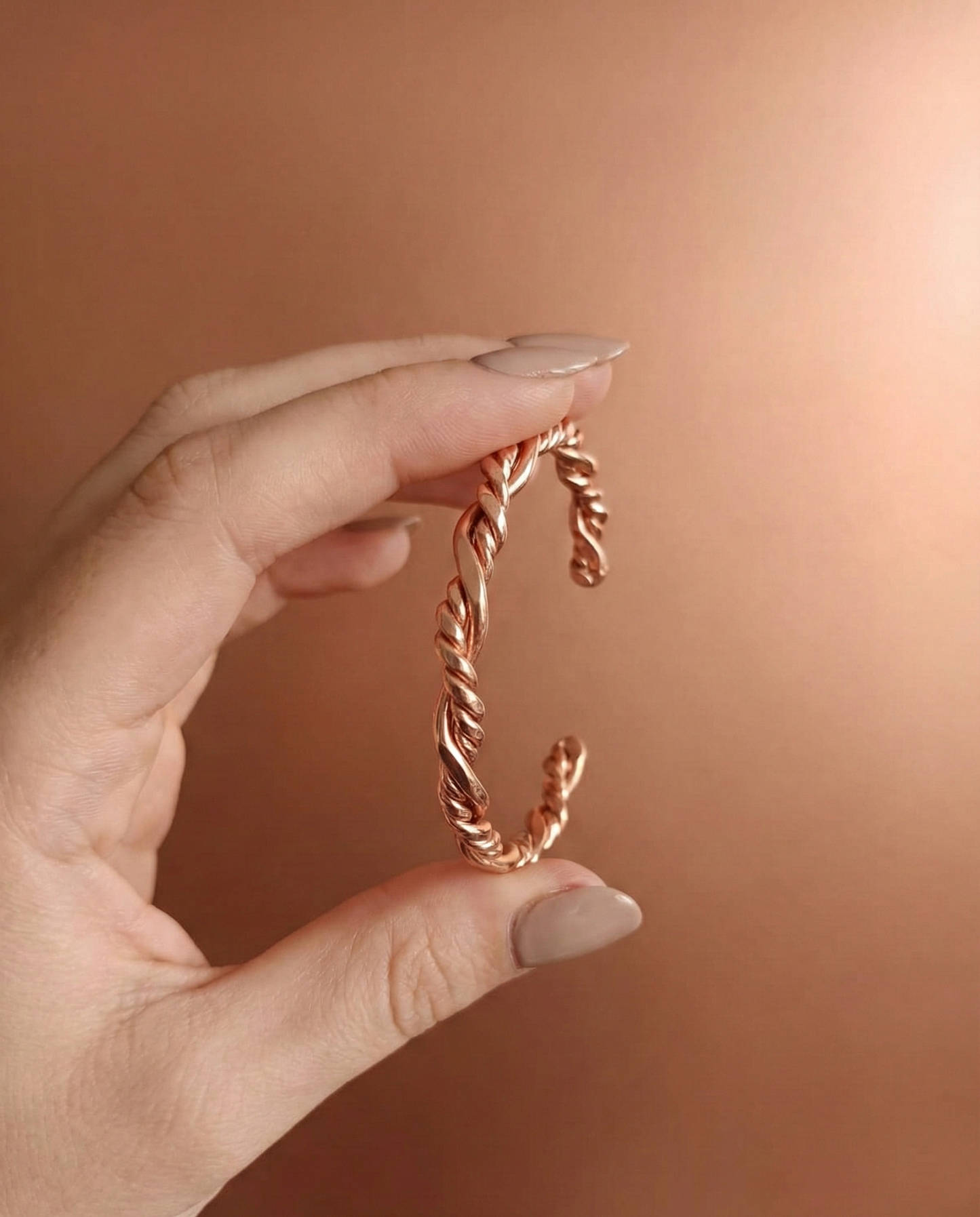 Bakır Bileklik - Burgu