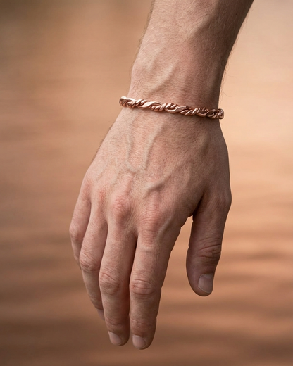 Bakır Bileklik - Burgu