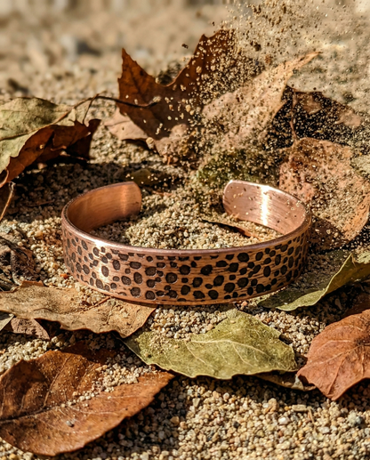 Bakır Bileklik - Büyük Benekli