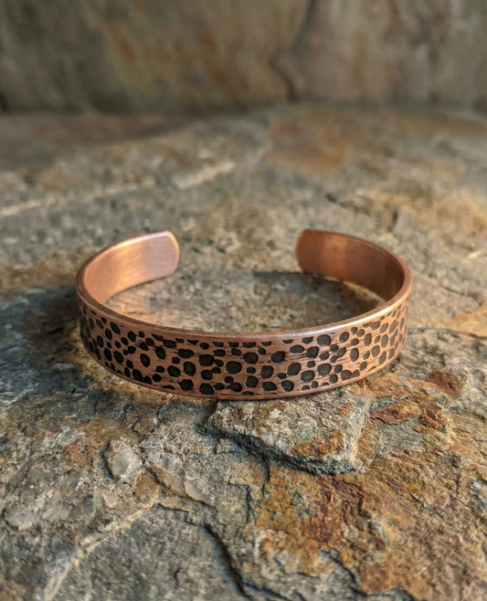 Bakır Bileklik - Büyük Benekli