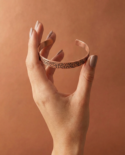 Bakır Bileklik - Büyük Benekli