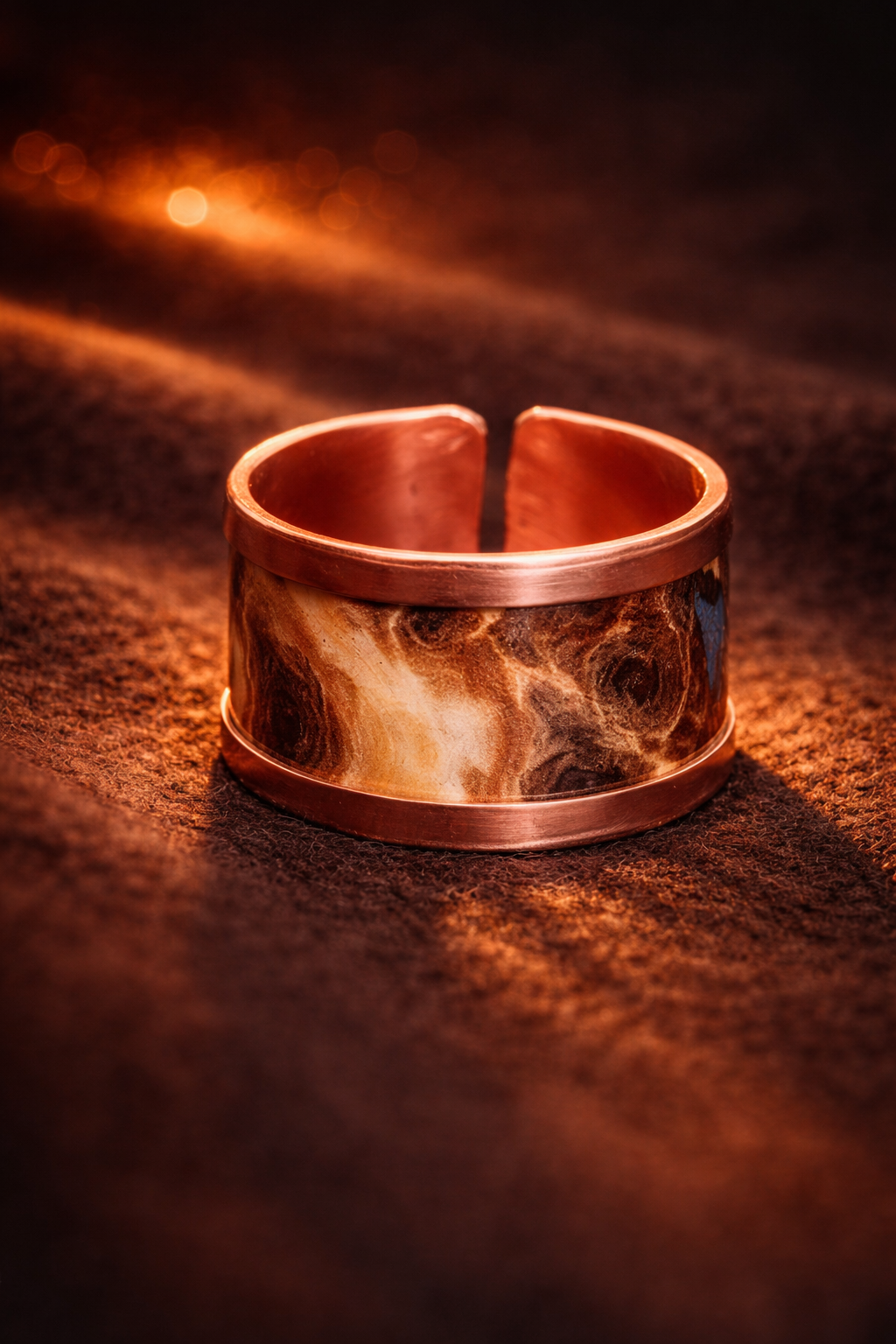 Bakır Yüzük - Kongur Damlası