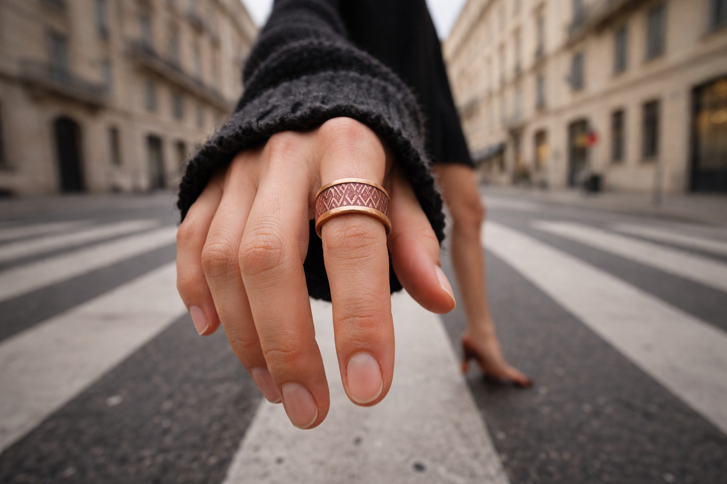 Bakır Yüzük - Anadolu Desen