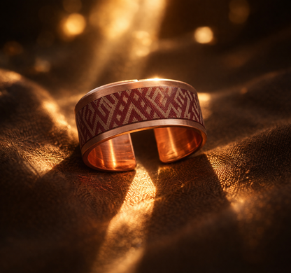 Bakır Yüzük - Anadolu Desen