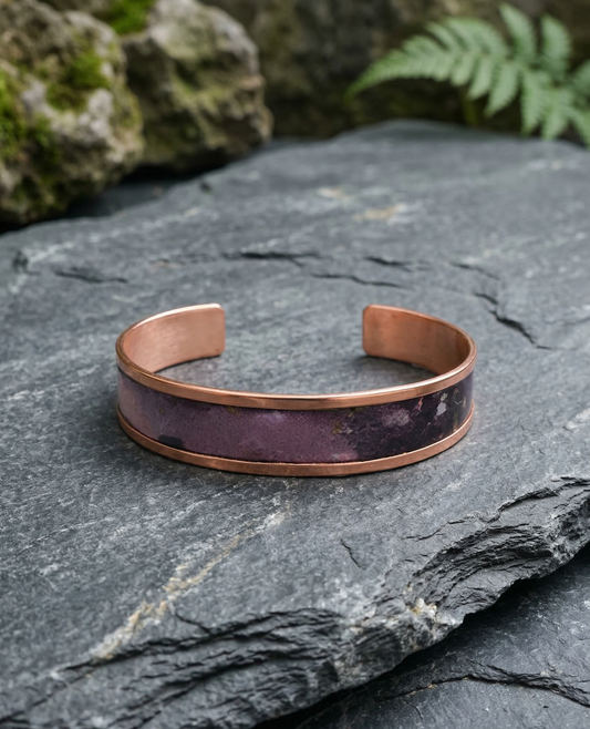 Bakır Bileklik - Mor Nebula