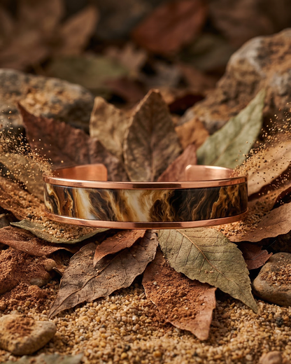 Bakır Bileklik - Kongur Damlası