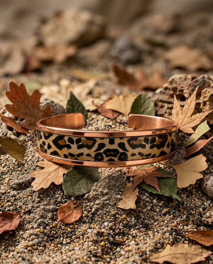 Bakır Bileklik - Leopar Ateşi