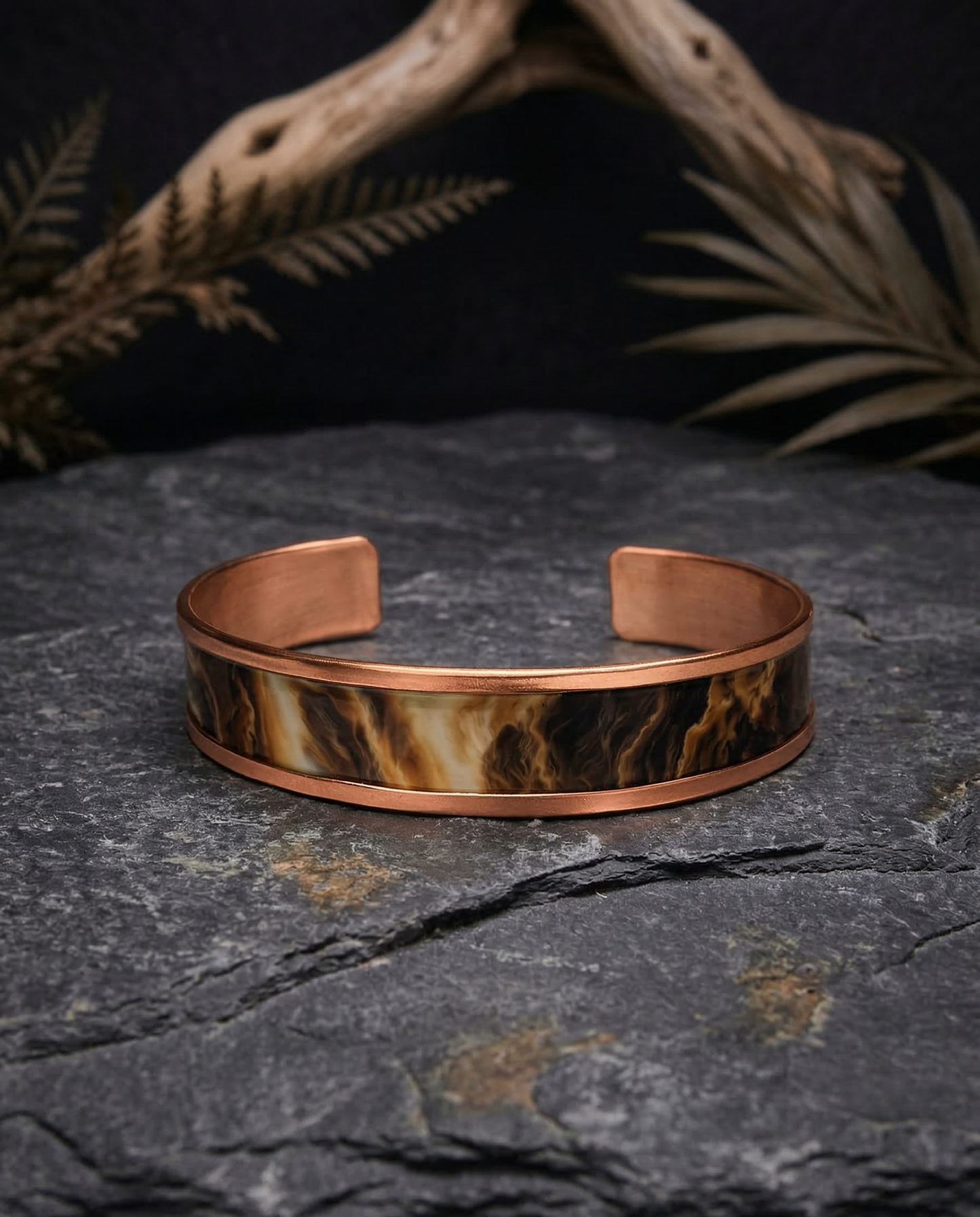 Bakır Bileklik - Kongur Damlası