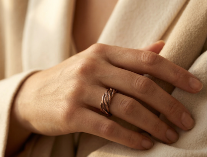 Bakır Yüzük - Kıvrak