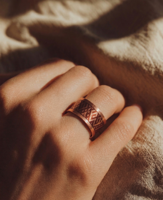 Bakır Yüzük - Anadolu Desen