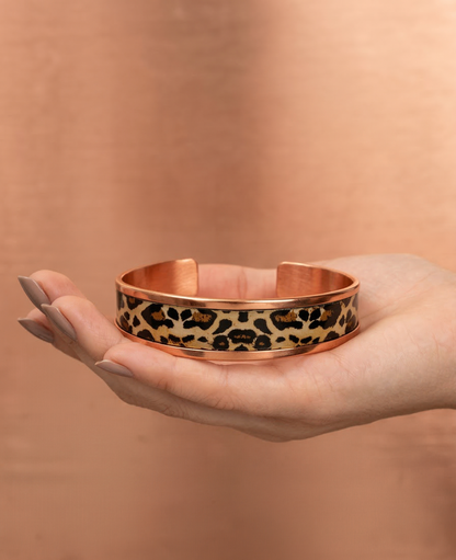 Bakır Bileklik - Leopar Ateşi