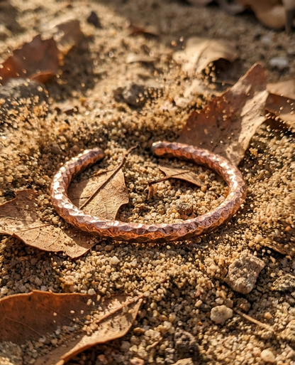 Bakır Bileklik - İzli