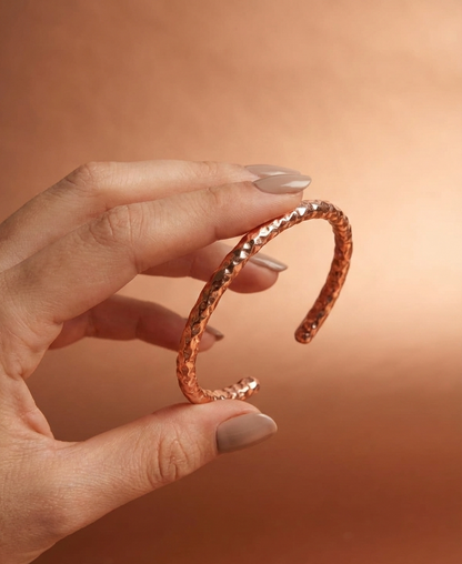 Bakır Bileklik - İzli