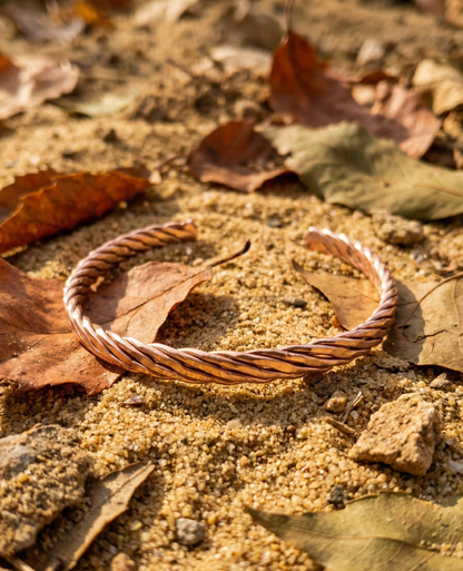 Bakır Bileklik - Kıvrak