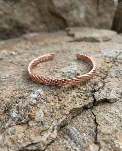 Bakır Bileklik - Kıvrak