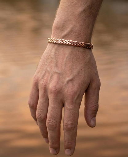 Bakır Bileklik - Kıvrak