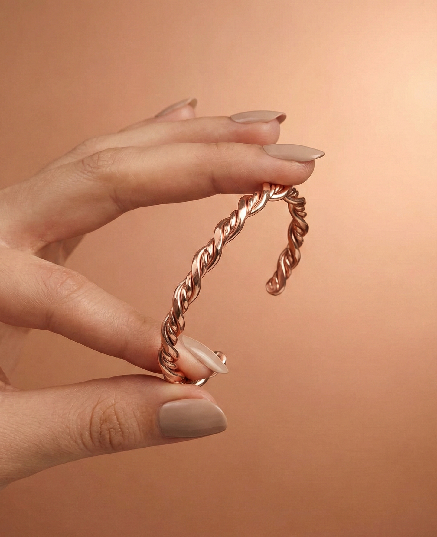 Bakır Bileklik - Sarmal