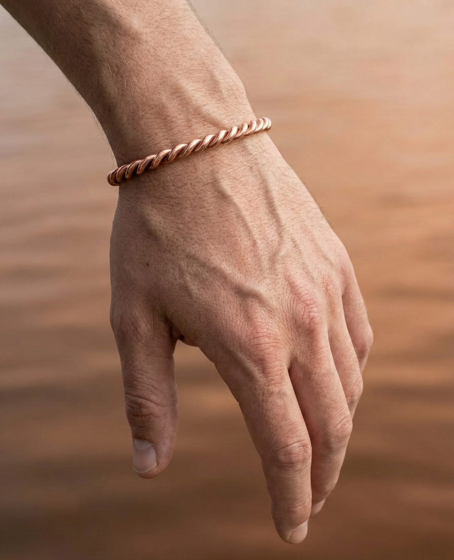 Bakır Bileklik - Sarmal