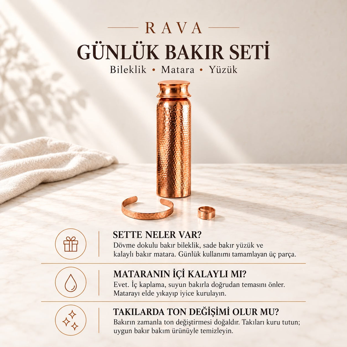 Matara - Bileklik - Yüzük Set