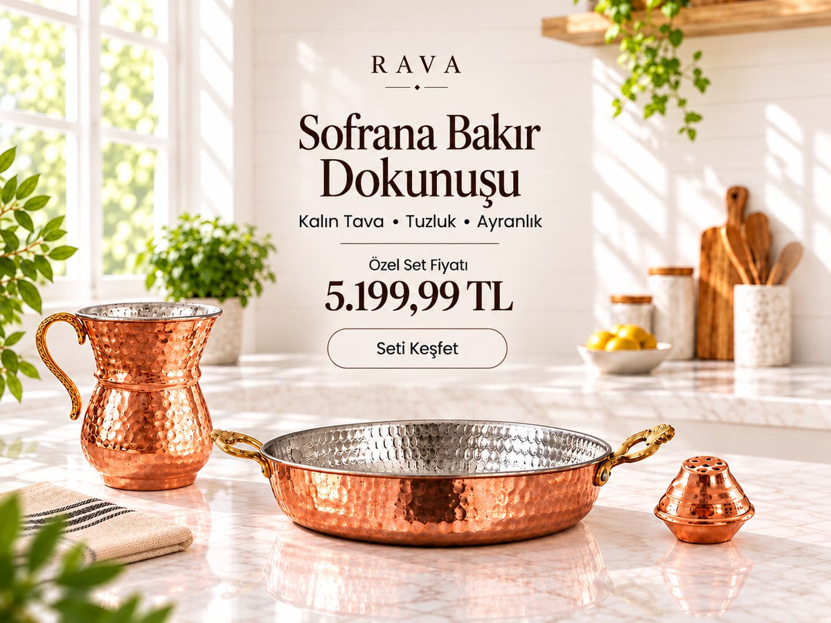Tava - Ayranlık - Tuzluk Set